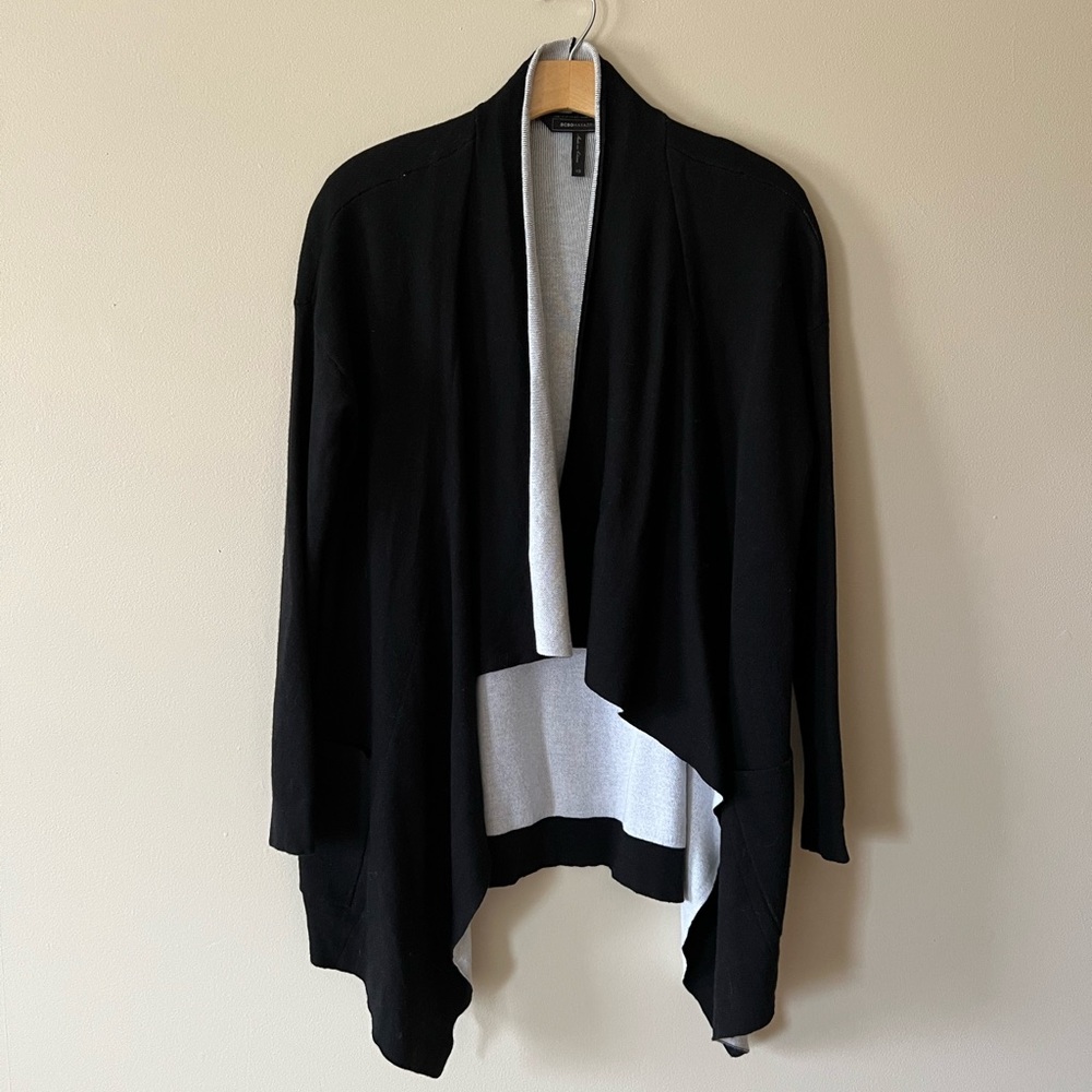 BCBG Black and White Cardigan XS